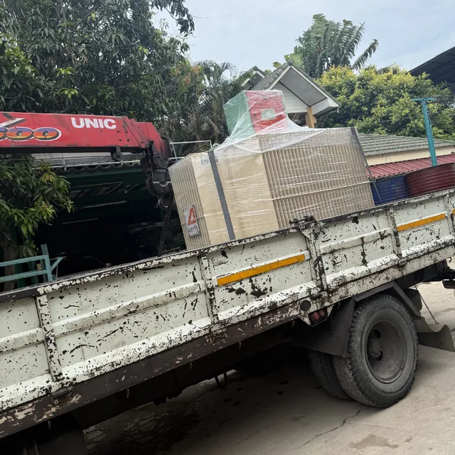 การส่งมอบตู้ไฟชุบระบบน้ำมันให้ลูกค้าโรงชุบ